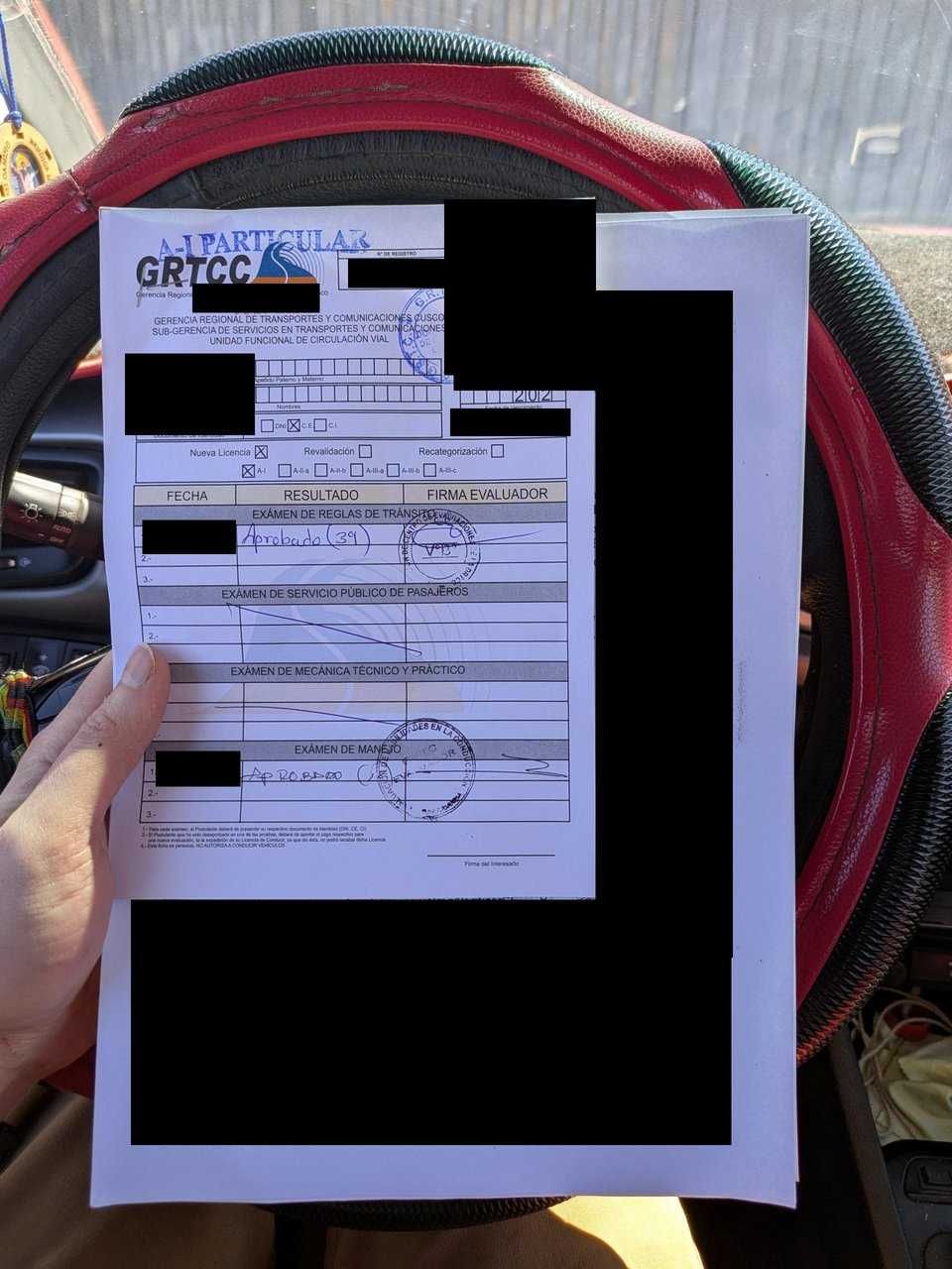 Заветная бумажка с Approbado на двух экзаменах!